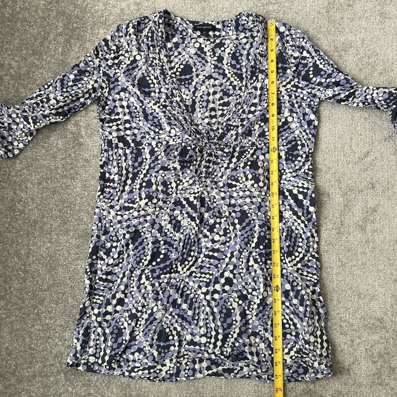 Banana Republic Swimsuit Coverup Womens Medium Blue Lightweight Thin Cotton - Picture 6 of 7